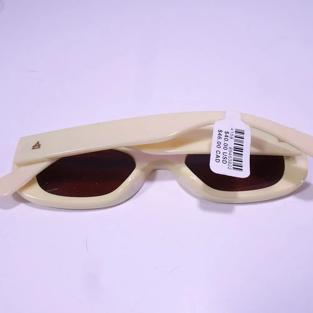 Anthropologie Women's Yellow Resin Cat Sunglasses NWT 40